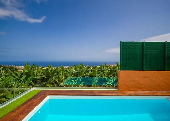 Sunset Banana Plantation House With Sea Views And Private Pool Villa Arucas photo