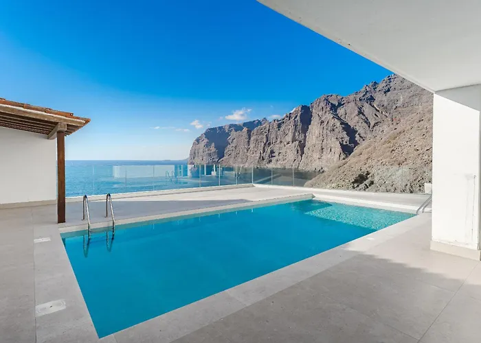 Blue Haven - Ocean View Penthouse With Private Jacuzzi And Community Pool Apartment Acantilado de los Gigantes photo